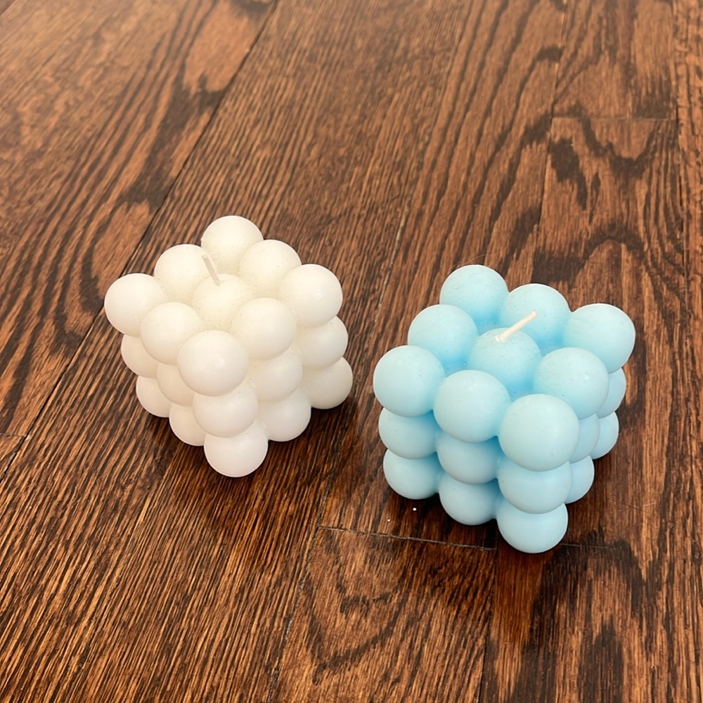 Set of 2 Bubble Candles